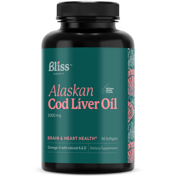 Bliss Serenity Cod Liver Oil - Kosher Certified